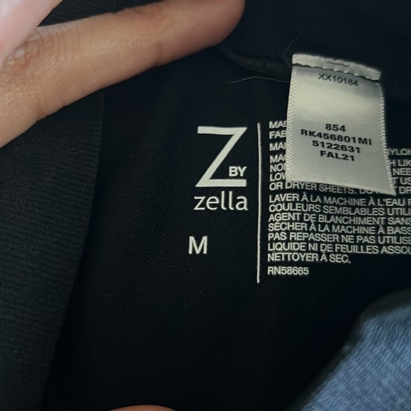 Z by Zella Black Long Sleeve Athletic Top - Picture 6 of 8